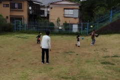 篠原園地　芝生が気持ちよい